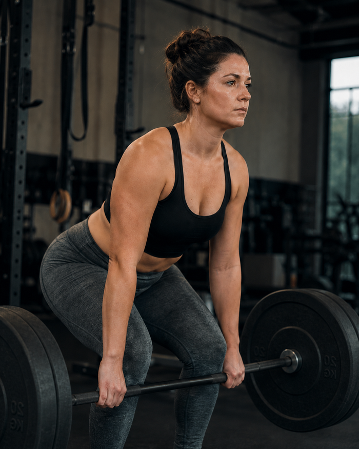 Working out in the gym, week after week.